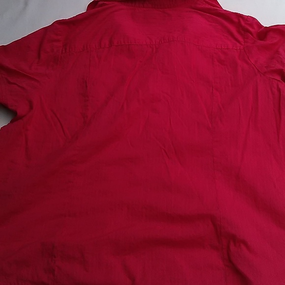 Karen Scott Button Down Plus Short Sleeve Shirt 3X - Picture 7 of 8